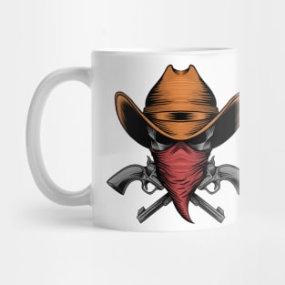 cowboy skull Mug